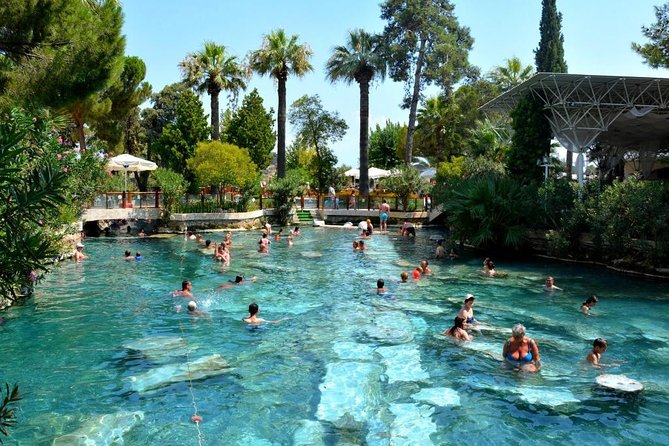 Pamukkale Hierapolis and Cleopatra's Pool Tour with lunch from Antalya - Lunch with vegetarian options, plus the onyx store stop