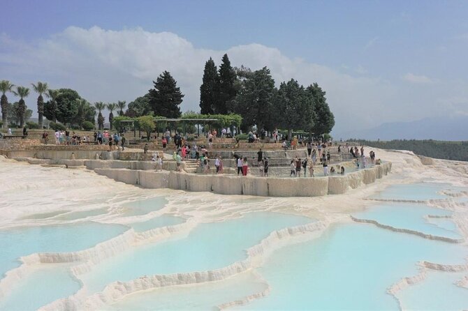 Pamukkale Hierapolis Cleopatra Pool Tour with Lunch from Antalya - Cleopatra Pool mineral water stop, plus the closure reality