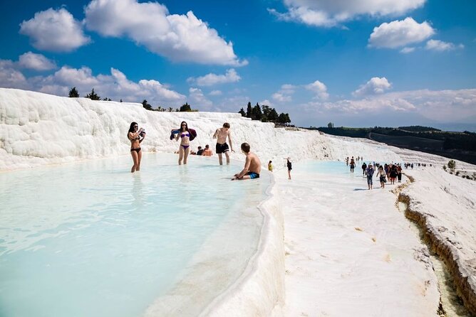 Pamukkale tour w. Entrance, Lunch & Transfer from Kemer - Hierapolis Archaeology: Roman Theater, Necropolis, and Ancient Bathhouses