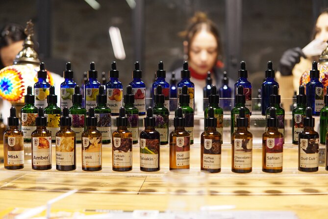 Perfume Making Workshop with 90+ Scents in Antalya - 90+ scents in the room: how you actually build a blend you like