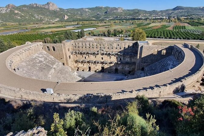 Perge Aspendos Aquaduct Side with Waterfall - Entering Aspendos Ruins: The Theatre You Keep Thinking About