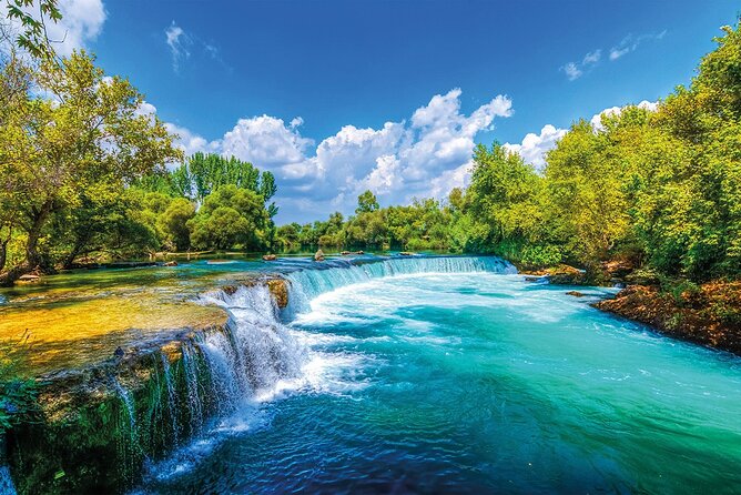 Perge Aspendos Aquaduct Side with Waterfall - Manavgat Waterfall: Tea Gardens, Foamy Water, and a Quick Reset