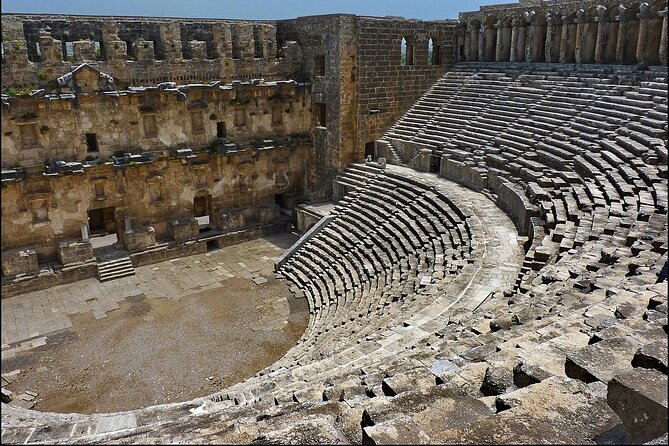 Perge Aspendos Side the Historical sites of Antalya - Stop 2: Aspendos ruins and the theatre that seats 12,000