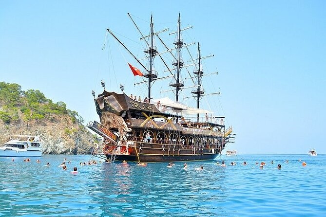 Pirate Party Boat Trip around Kemer from Antalya with Lunch - Phaselis Örenyeri: Swim Break With Ancient Ruins Nearby