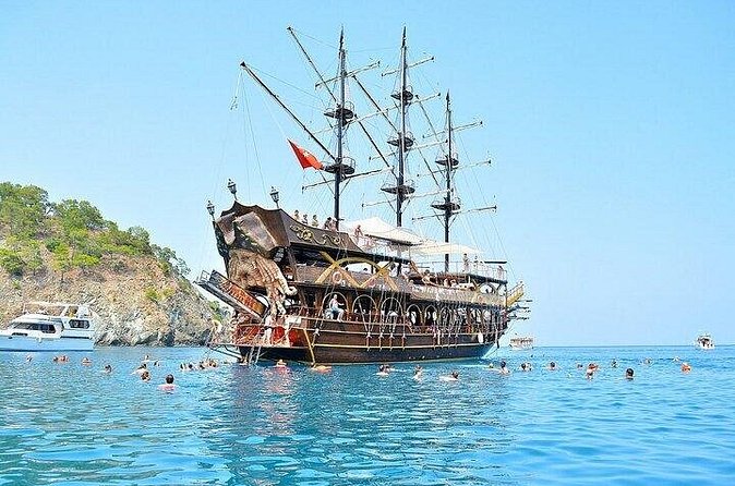 Pirate Party Boat Trip around Kemer from Antalya with Lunch - Cennet Bay and Tekirova: The Long Swim Block and Lunch Timing