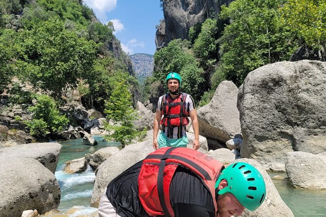 Private Full-Day Canyoning, Rafting, and Zipline in Antalya - The Roman bridge stop and lunch by the river