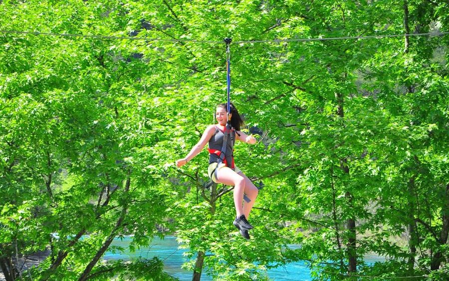 Rafting, Canyoning & Zipline, : 3-in-1 Adrenaline Tour - Wet Canyoning: Jumps, Slides, Swims, and Abseils in One Flow