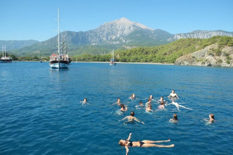 Red Dragon Pirate Boat Trip & Lunch - A pirate-boat day on the Antalya coast, with real ruins time