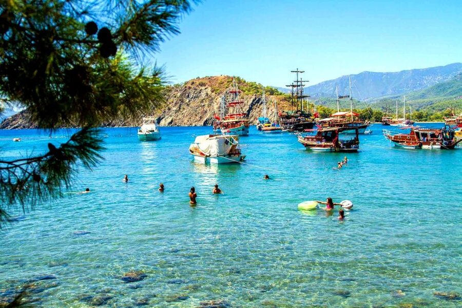 Red Dragon Pirate Boat Trip & Lunch - Swimming and snorkeling breaks in calm, shallow bays