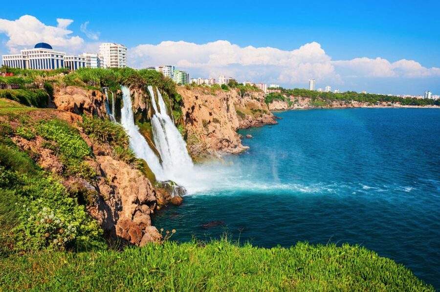 Relax Boat Tour in Antalya with Lunch, Swim & Waterfalls - Lower Düden Waterfall Swim: the reason this tour works