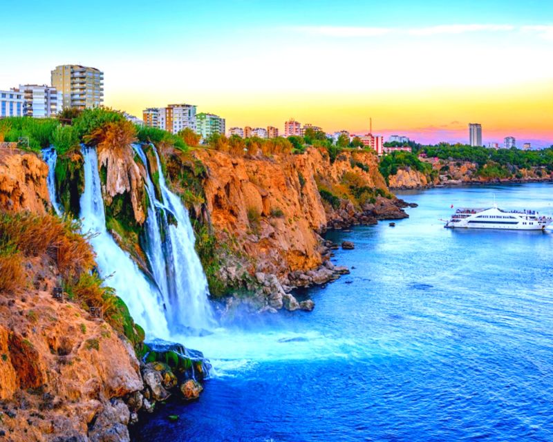 Relax Boat Tour in Antalya with Lunch, Swim & Waterfalls - Sea turtles and Mediterranean dolphins: how to think about wildlife time