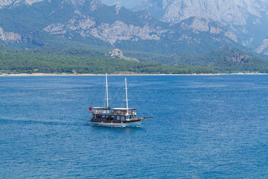 Relaxing Boat Trip with Lunch and Drinks - Phaselis ruins: what you will actually see on the main street