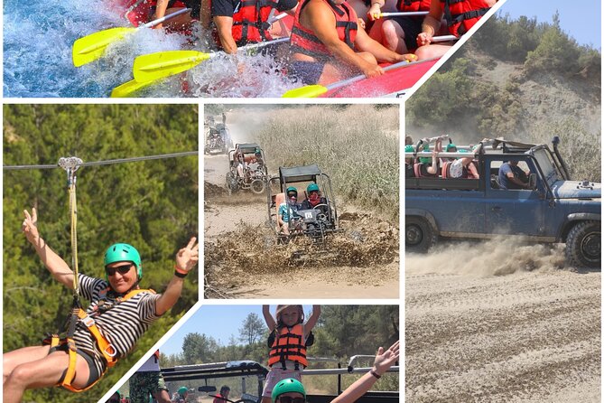 Süber combo adventure (rafting zipline bugy jeep canyon visit) - Key highlights you will actually feel