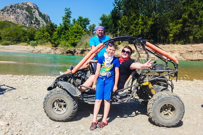 Super Combo Rafting, Jeep Safari, Quad/Buggy & Zipline f/Kemer - Zipline after lunch: fun, but don’t expect a long session