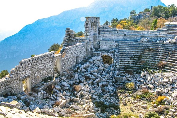 Termessos And Düden Waterfall - Düden Waterfalls National Park: Time for the Wet Trail Behind the Falls