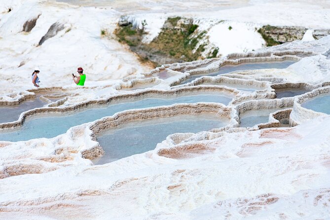 Tour of Pamukkale and Hierapolis with Lake Salda from Kemer - Pamukkale: the white calcite terraces you will want to touch with your eyes