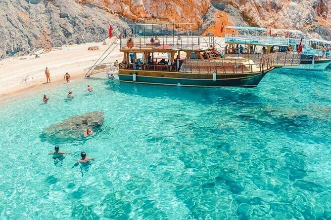 ''Turkish Maldives'' Boat trip Adrasan-Suluada island from Antalya - Stop 2 Suluada: the Turkish Maldives island, mineral springs, and swim time that matters