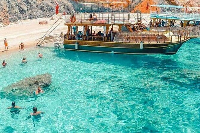 Turkish Maldives Suluada boat Tour with lunch from Antalya - Stop 1, Suluada: protected bays, white sand, and a realistic swim plan